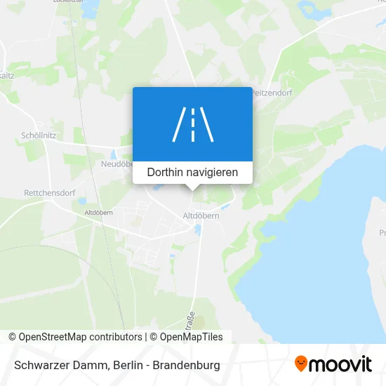 Schwarzer Damm Karte