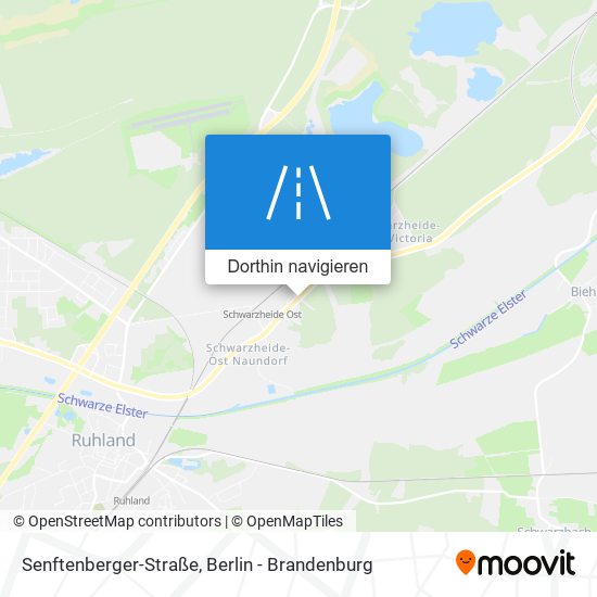 Senftenberger-Straße Karte