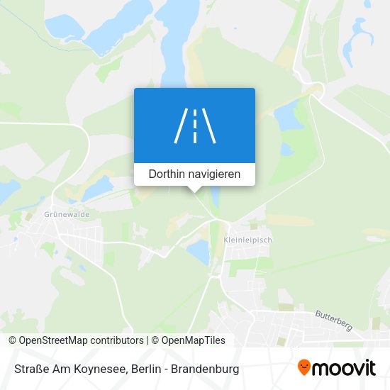 Straße Am Koynesee Karte