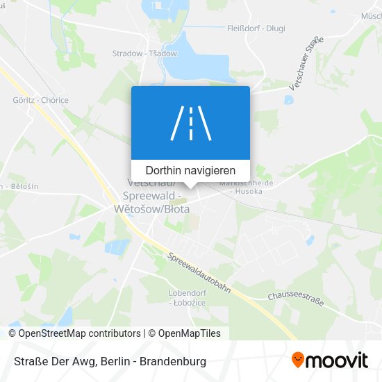 Straße Der Awg Karte