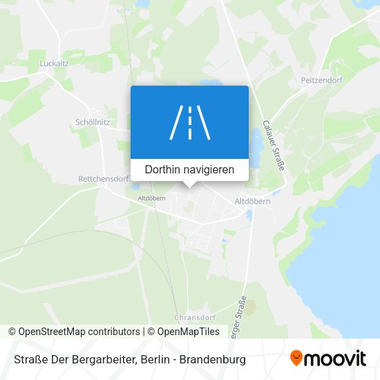 Straße Der Bergarbeiter Karte