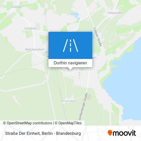 Straße Der Einheit Karte