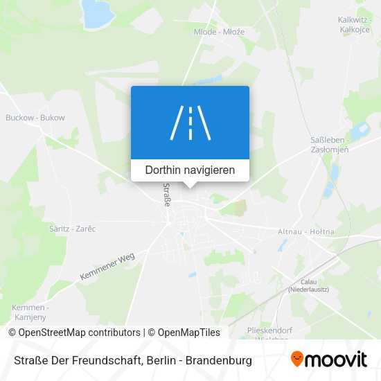 Straße Der Freundschaft Karte