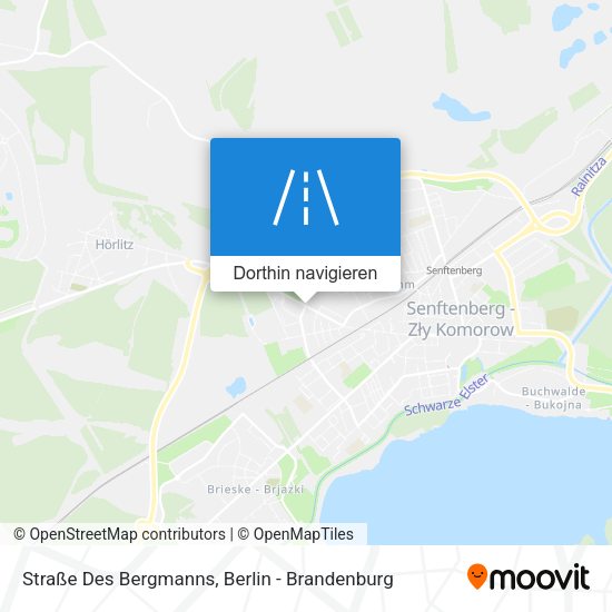 Straße Des Bergmanns Karte