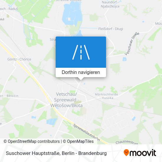 Suschower Hauptstraße Karte