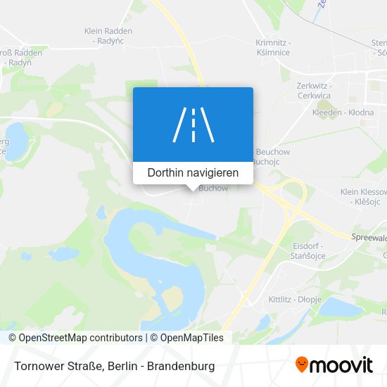 Tornower Straße Karte