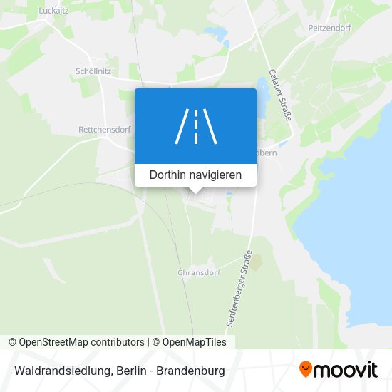 Waldrandsiedlung Karte