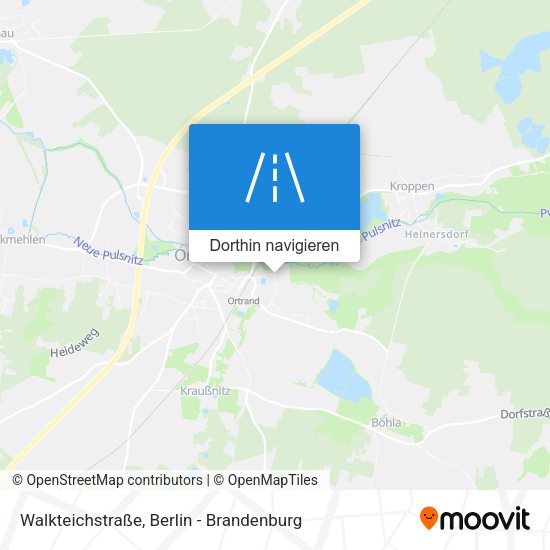 Walkteichstraße Karte
