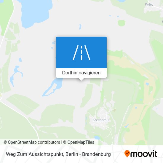 Weg Zum Aussichtspunkt Karte