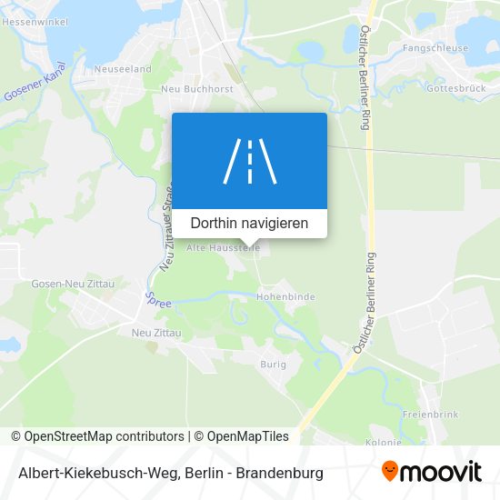 Albert-Kiekebusch-Weg Karte