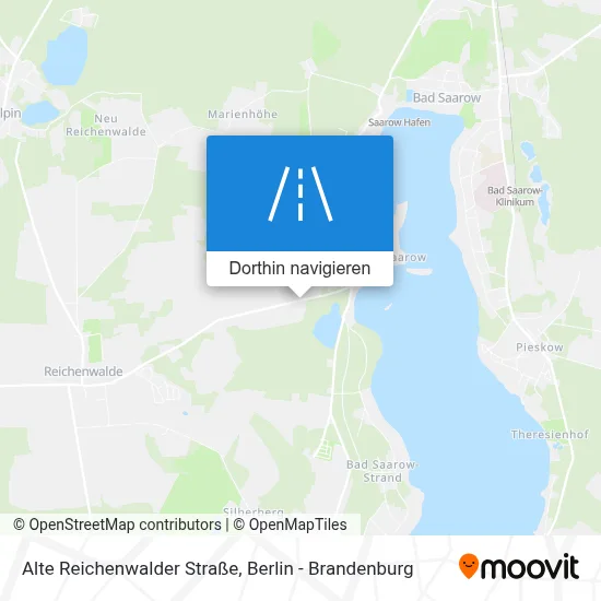 Alte Reichenwalder Straße Karte