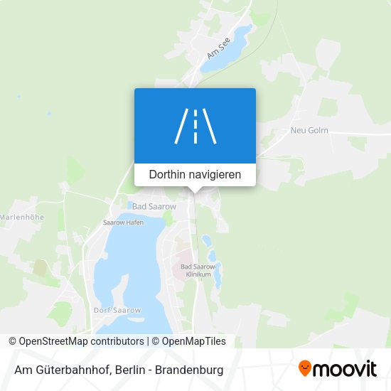 Am Güterbahnhof Karte