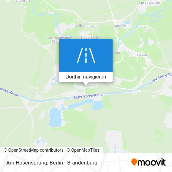 Am Hasensprung Karte