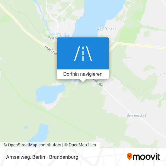 Amselweg Karte