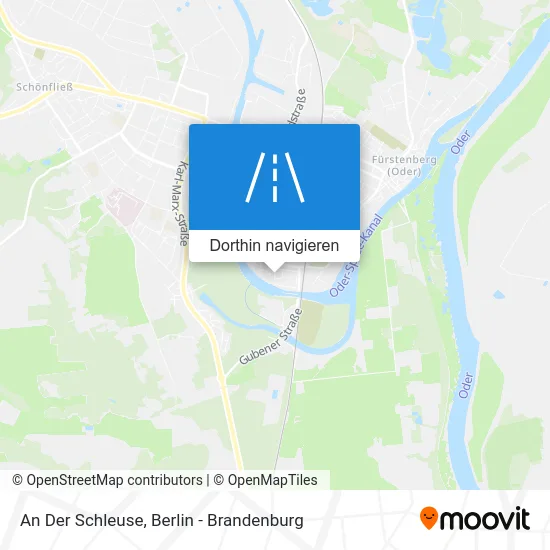 An Der Schleuse Karte