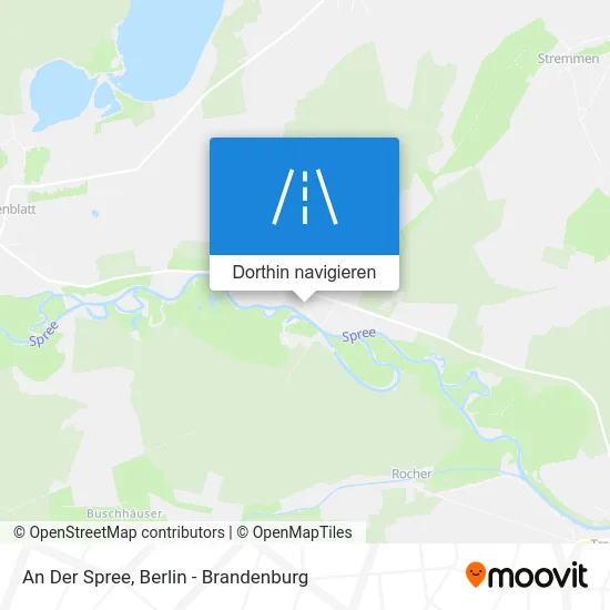 An Der Spree Karte