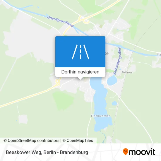 Beeskower Weg Karte