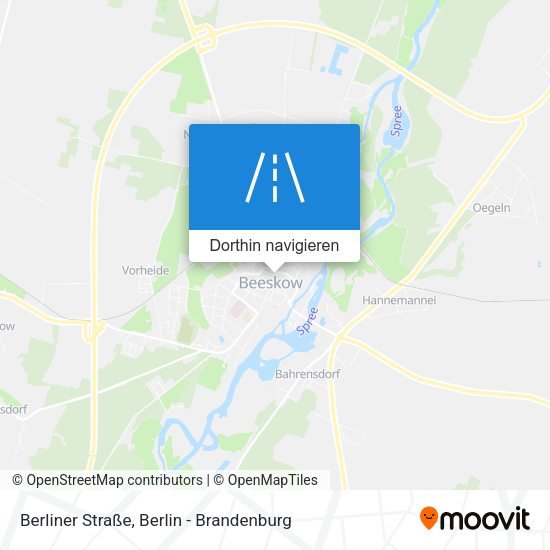 Berliner Straße Karte