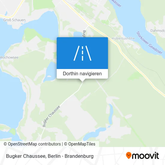 Bugker Chaussee Karte