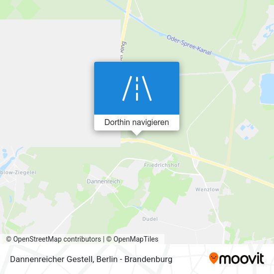 Dannenreicher Gestell Karte