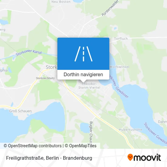 Freiligrathstraße Karte