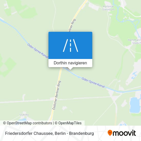 Friedersdorfer Chaussee Karte