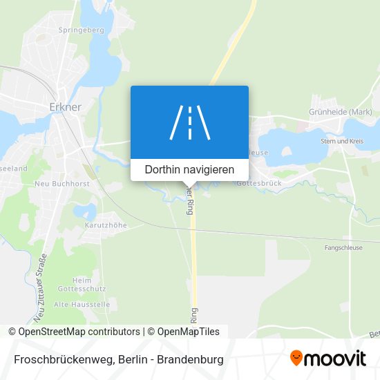 Froschbrückenweg Karte