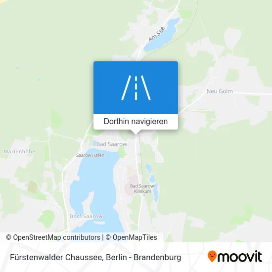 Fürstenwalder Chaussee Karte