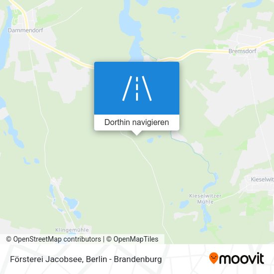 Försterei Jacobsee Karte