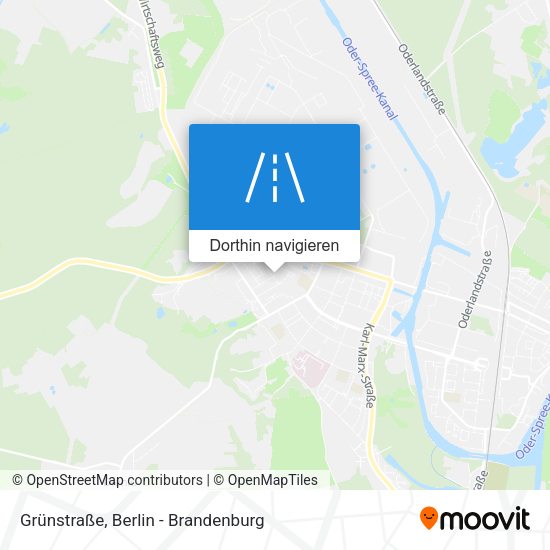 Grünstraße Karte