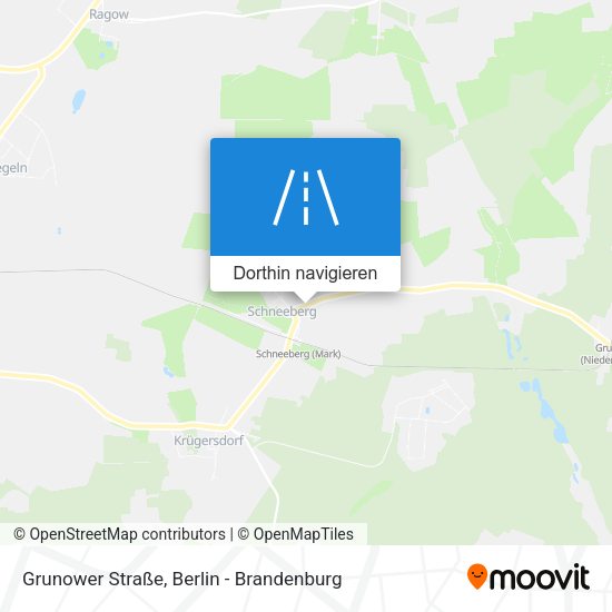 Grunower Straße Karte