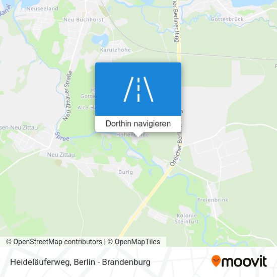 Heideläuferweg Karte
