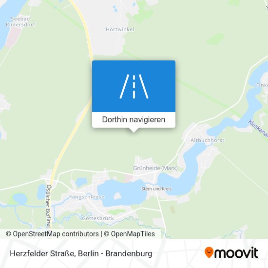 Herzfelder Straße Karte
