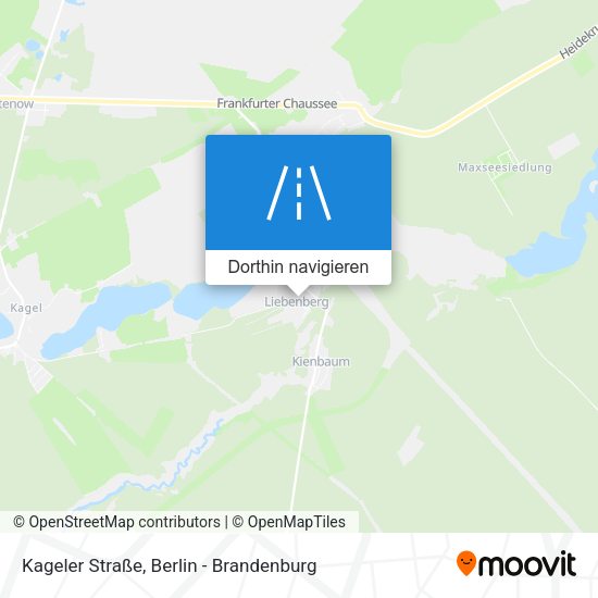 Kageler Straße Karte