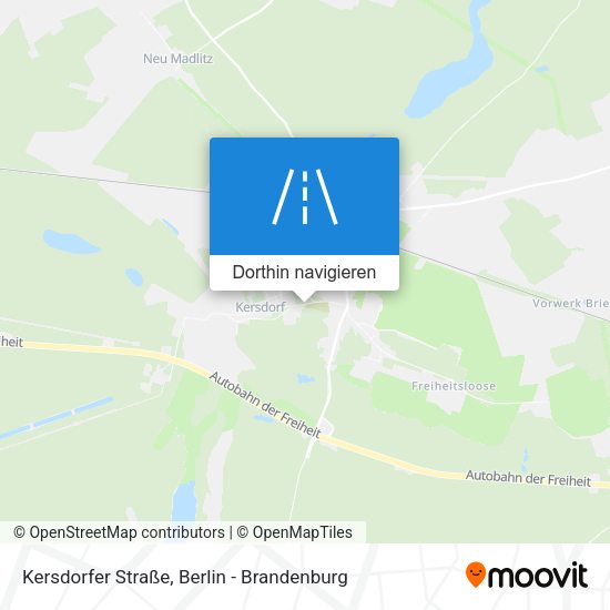 Kersdorfer Straße Karte