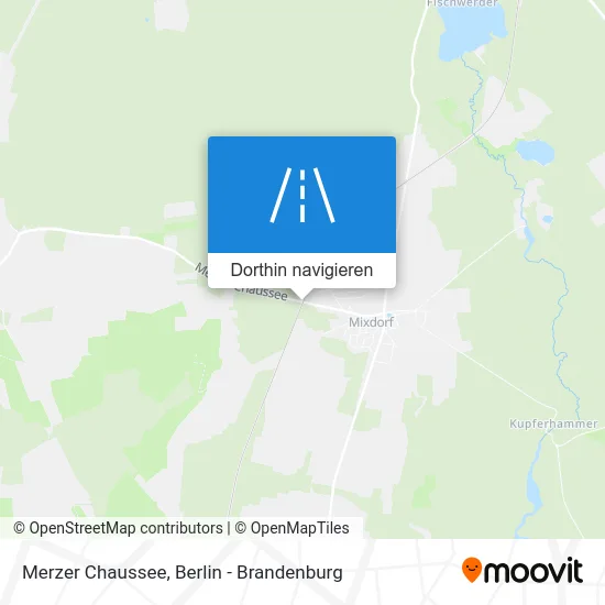 Merzer Chaussee Karte