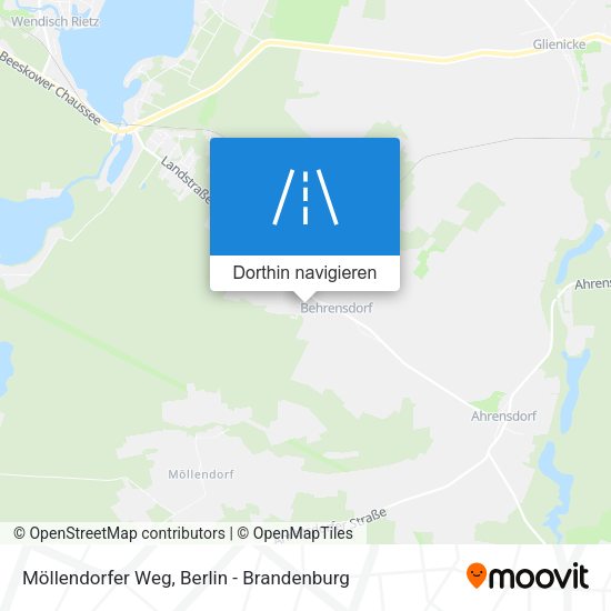 Möllendorfer Weg Karte