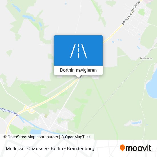 Müllroser Chaussee Karte