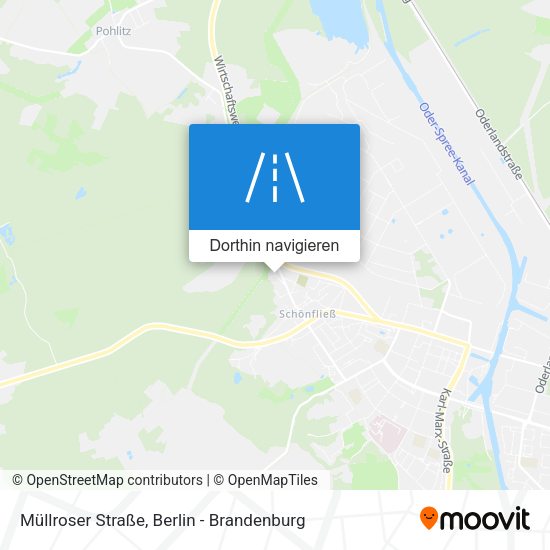 Müllroser Straße Karte