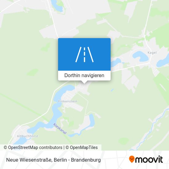 Neue Wiesenstraße Karte