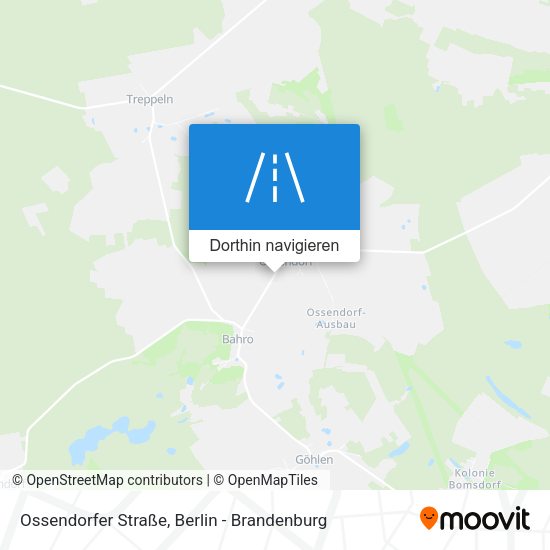 Ossendorfer Straße Karte