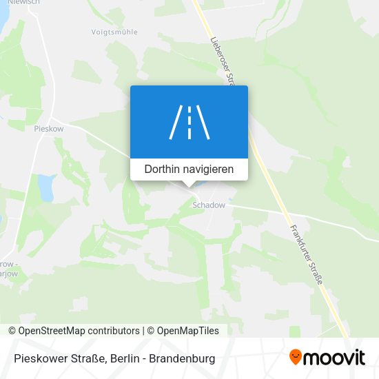 Pieskower Straße Karte