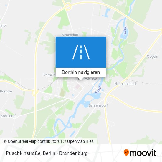 Puschkinstraße Karte