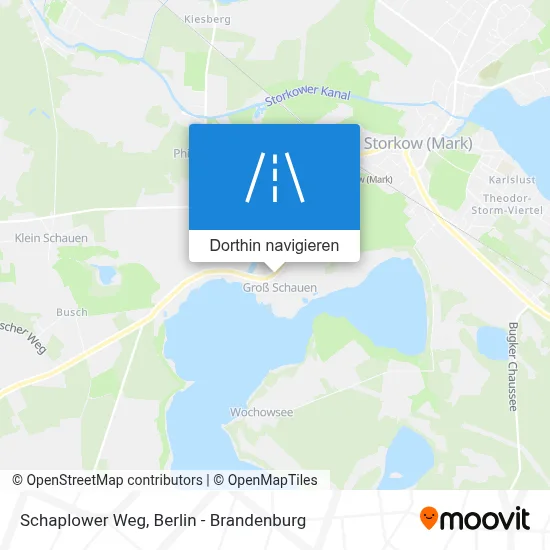 Schaplower Weg Karte