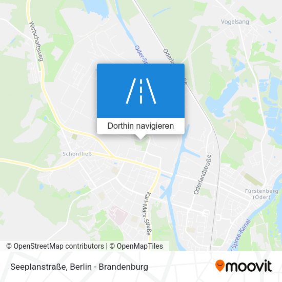 Seeplanstraße Karte