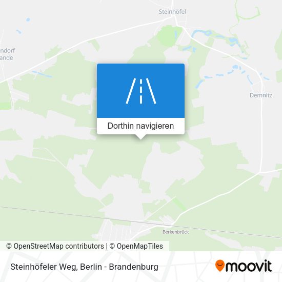 Steinhöfeler Weg Karte
