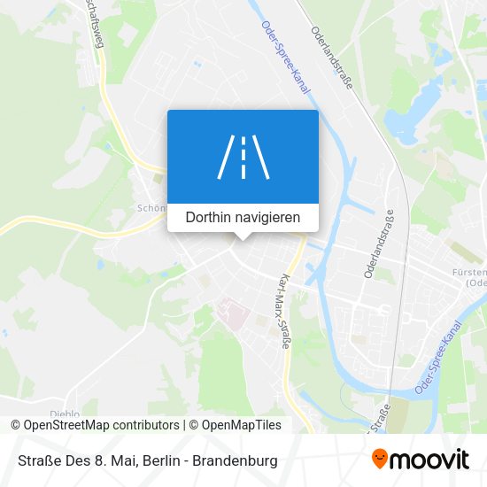 Straße Des 8. Mai Karte