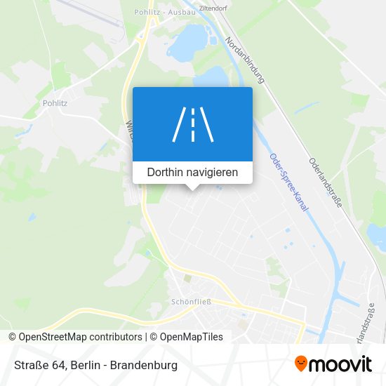 Straße 64 Karte