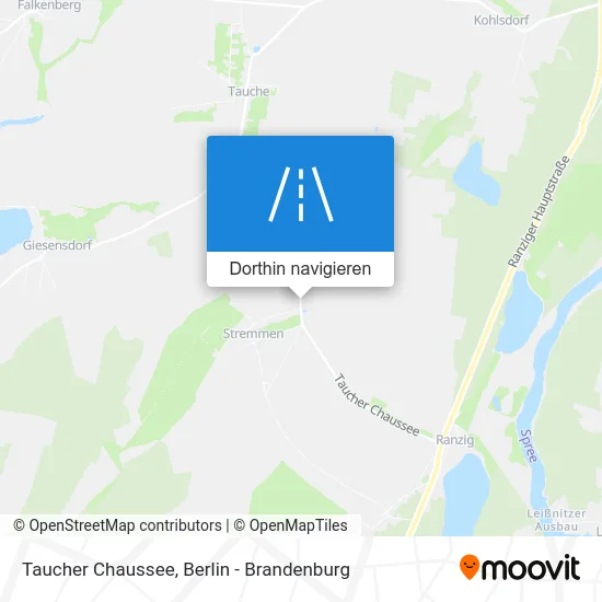 Taucher Chaussee Karte