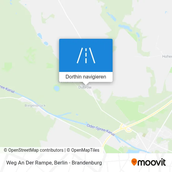 Weg An Der Rampe Karte